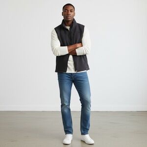 L.L.Bean Men's Sweater Fleece Full Zip Vest Casual Outdoor Size Large